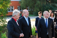 Návštěva premiéra Bohuslava Sobotky