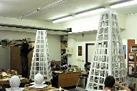 Výroba obelisku